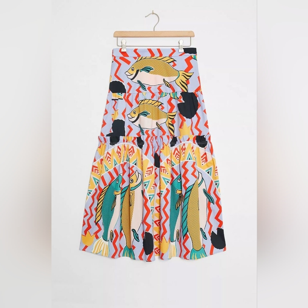 Anthropologie Fish Fry Skirt - Picture 2 of 4